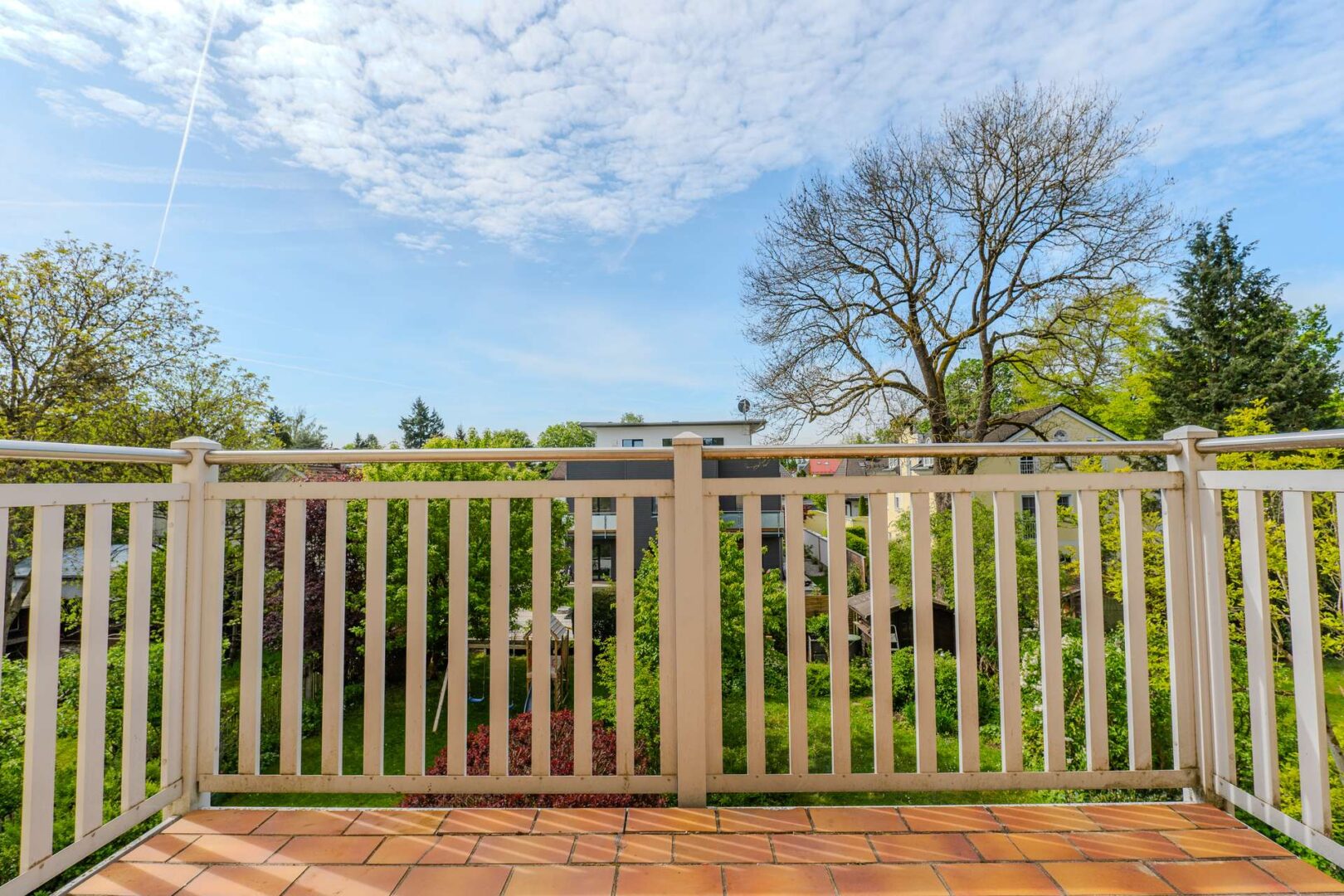 Sonniger Balkon