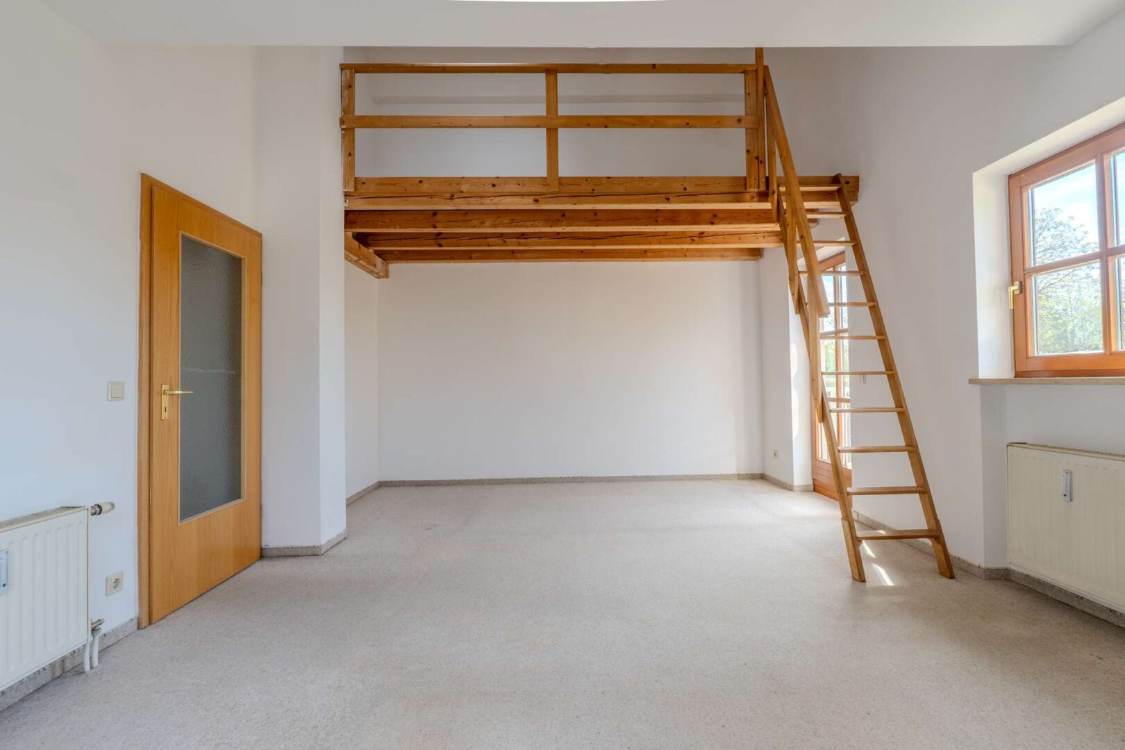 Wohnzimmer und Empore