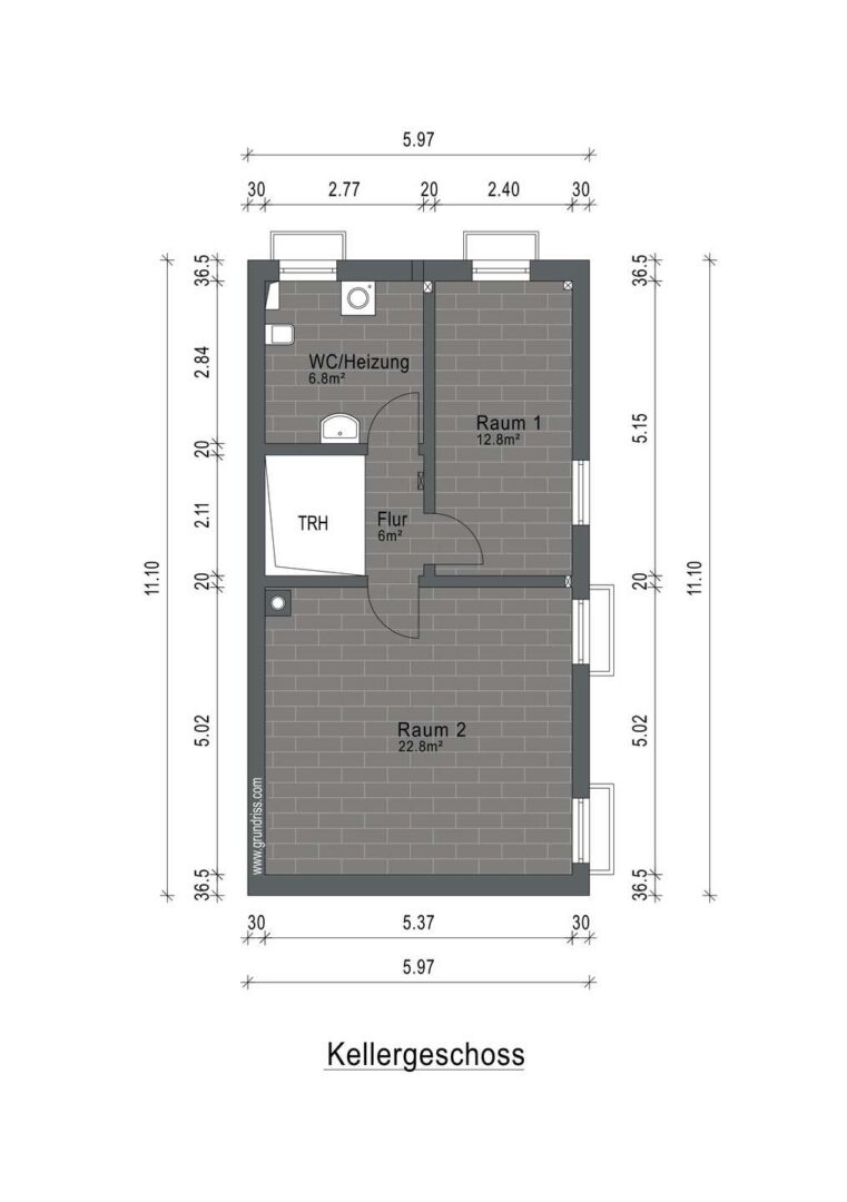 Grundriss Untergeschoss