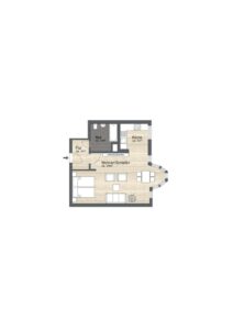 Grundriss der Wohnung