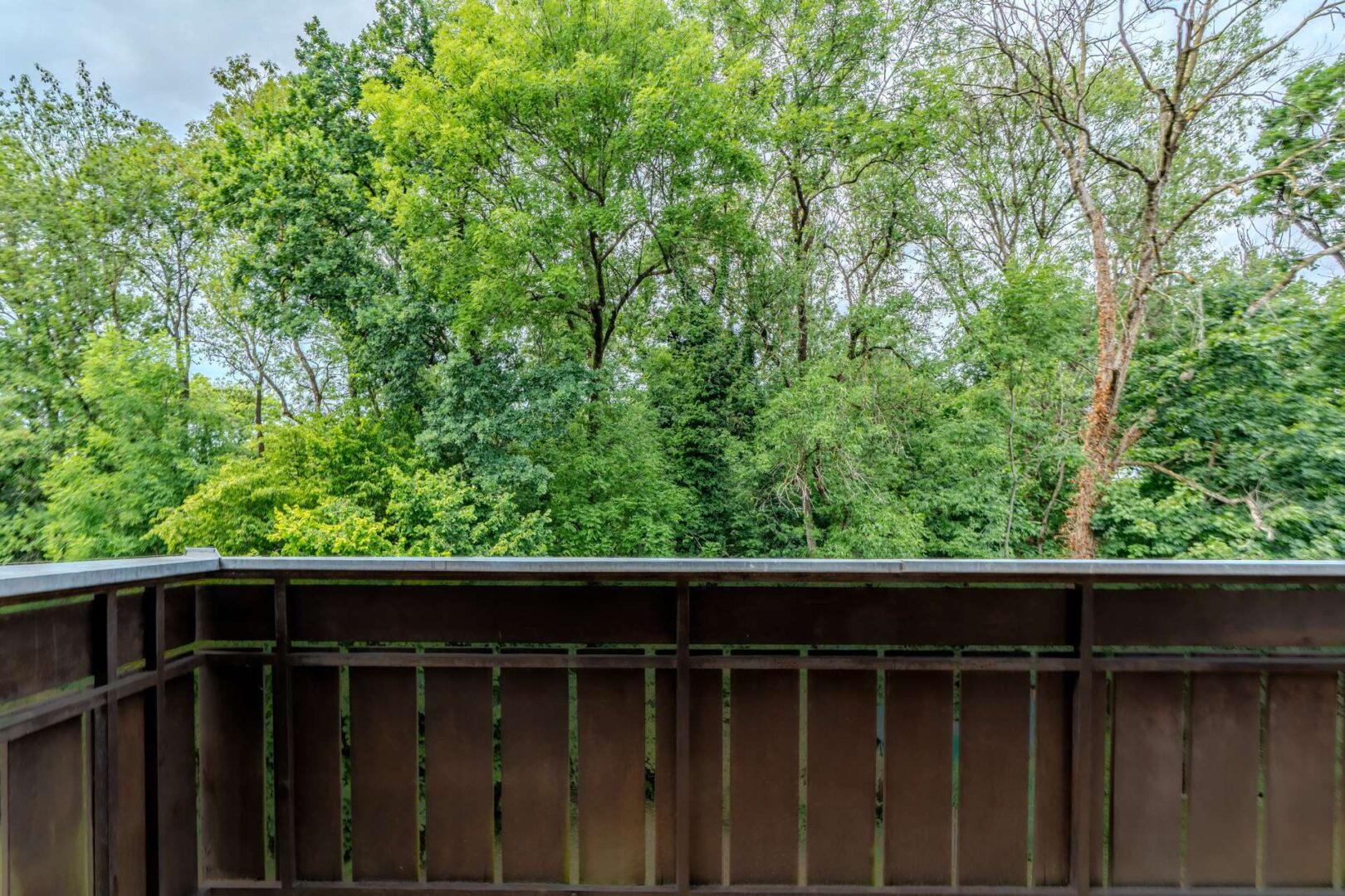 Blick vom Balkon