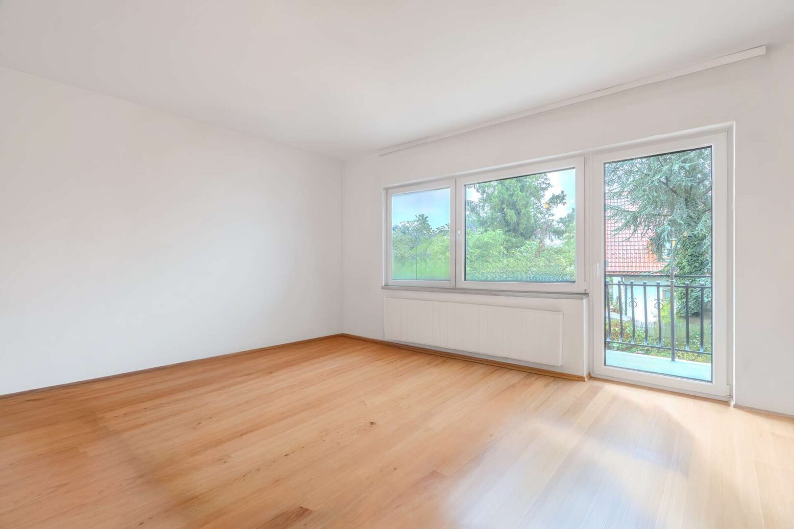 Schlafzimmer im OG leer