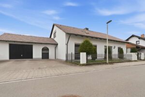 Vorderseite des Hauses