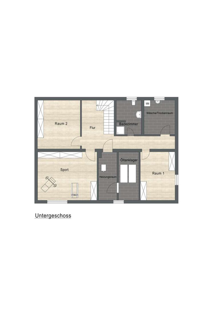 Grundriss Untergeschoss