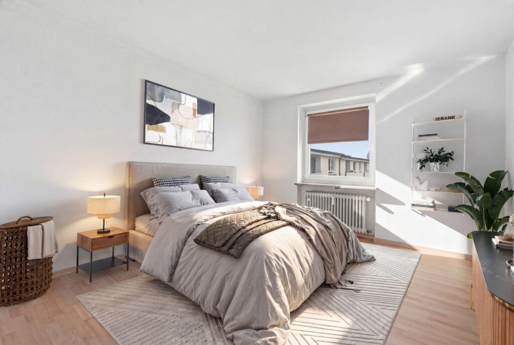 Schlafzimmer - digitales Einrichtungsbeispiel