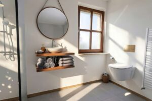 Badezimmer  - digitales Einrichtungsbeispiel