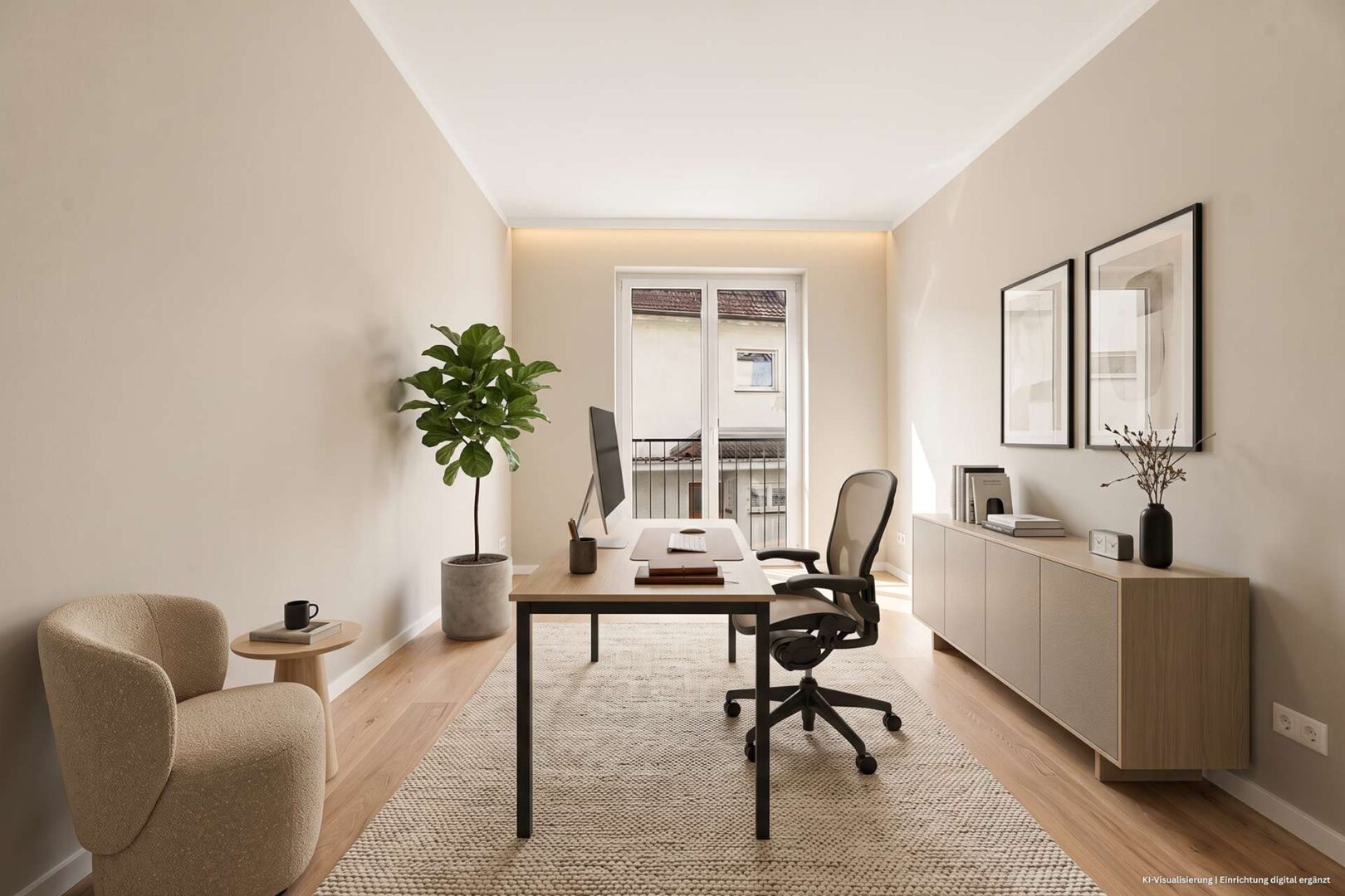 Homeoffice Einrichtungsvorschlag (KI)